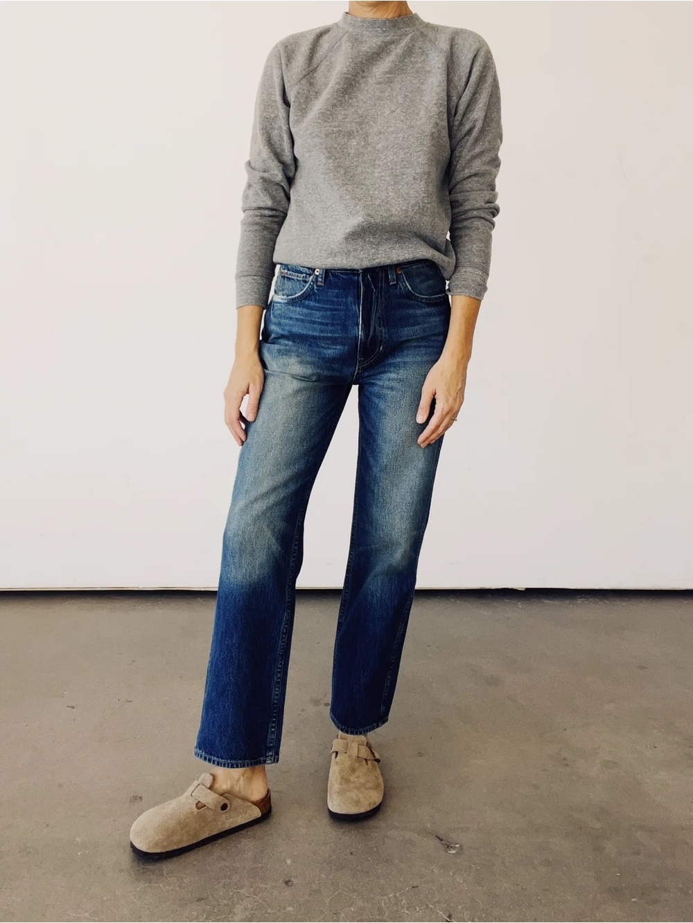 Hey Gang Straight Leg Jeans NWT (Richmond Wash)